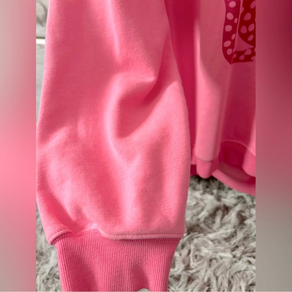 Pink Lily Boutique Sweatshirt Oversized Hot Pink Leopard Pullover Spring Tops - Picture 3 of 4